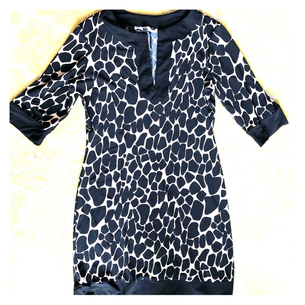 Lily Animal Print Shift Dress, Size Small